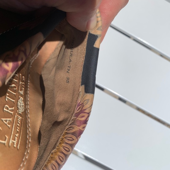 L’Artiste Spring Step Ursula brown leather clogs size 5 ( European 35) - Picture 16 of 16